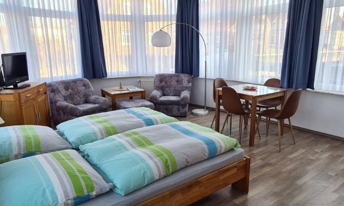 Baltrum Apartment | Island apartment with terrace, stepless and central