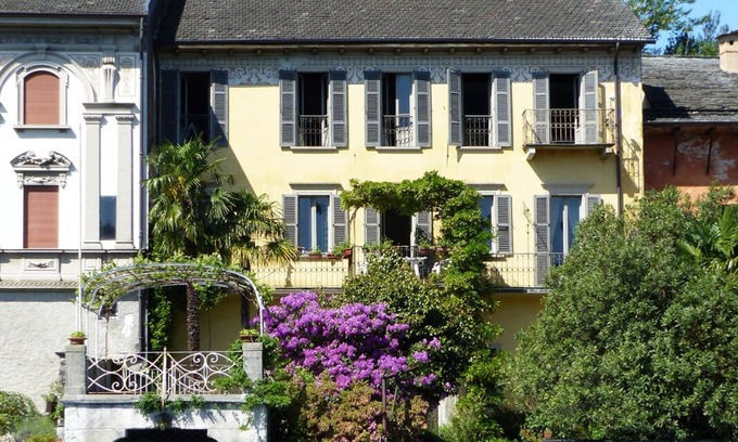 San Giulio Island Villa | Island San Giulio villa , garden, wet dock, , motor boat, private parking box.