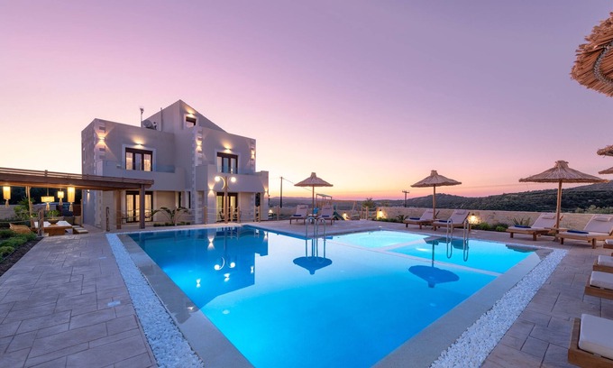 Dafni Villa | Ivoni Villa, an Iconic Summer Retreat! Child friendly Villa, Outdoor Playground!
