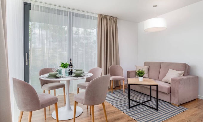 Mielno Apartment | Jantaris B4 | 1 Bedroom | Terrace|Air Conditioning
