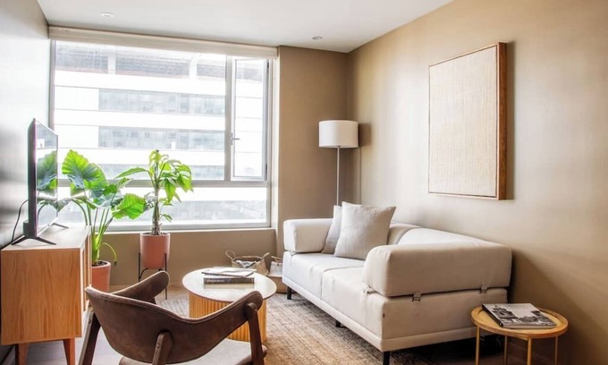 Granada Apartment | Japandi style apartment in Polanco