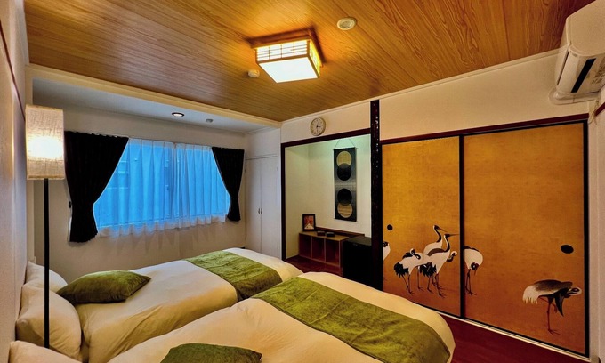 Minato Hotel | Japanese style twin room with private bathroom/Osaka Ōsaka