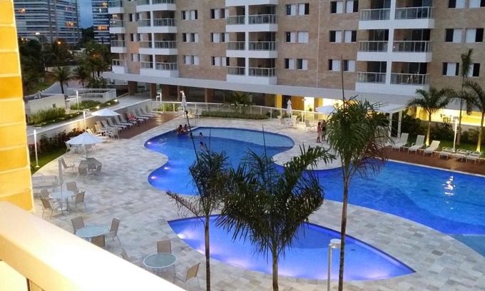 Sao Lourenco Apartment | Jd. S. Lourenço - Riviera - Novo, 3 dorm, AC, 300m do mar, serviço de praia