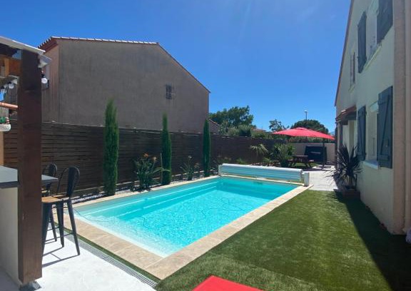 Moyen-Vernet Villa | Jolie Villa climatisée piscine parking Perpignan