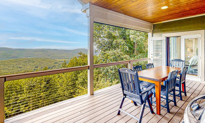 Laurel Park House | Jump Off Rock Retreat | Outdoor lover's house with mountain views
