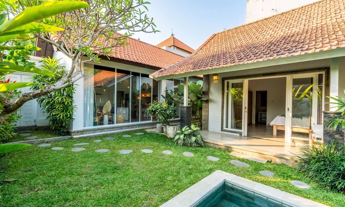 Berawa Villa | Jungle Amaranth Villa Canggu - Exclusive 3BR Retreat with Pool, Modern Amenities and Top Location