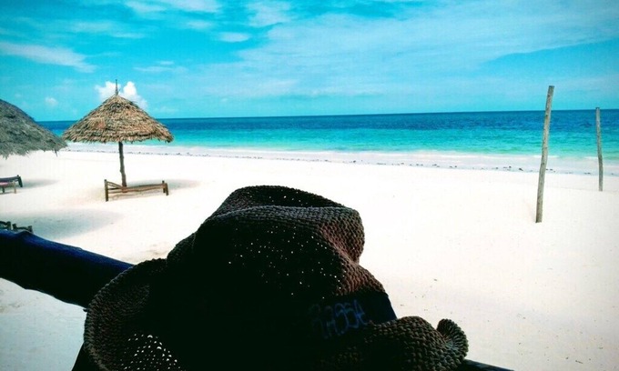 Pwani Mchangani Apartment | Junior Suite 6 Sea Front in a Boutique Hotel with private beach... dreamy