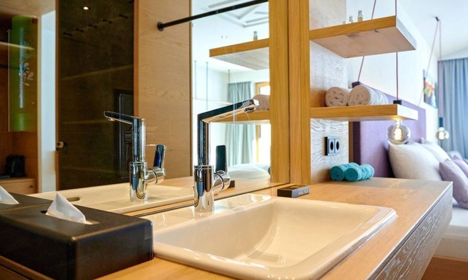 Maria Alm am Steinernen Meer House | Junior Suite Deluxe- MorgenZeit Longstay - Hotel MorgenZeit Naturally. Bed and