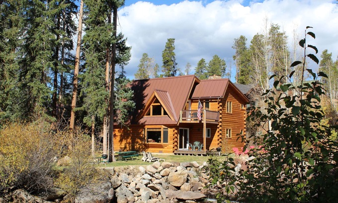 Grand Lake Cabin | Just Off Grand Lake on the North Inlet; Gorgeous View overlooking the Rapids