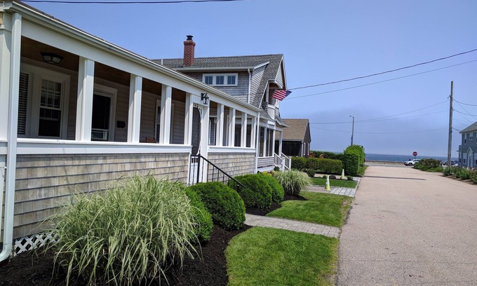 Narragansett Pier Cottage | Just reduced! Great location! Feet from the seawall, walk to Narr. town beach.