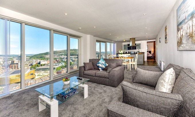 Castle Apartment | Just Stay Wales - Meridian Tower