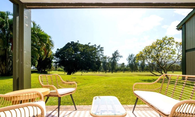 Kahuku Apartment | K B M Resorts: Kuilima Estates Kul-144, 1 Bedroom, Newly Remodeled, Golf Course Views, Turtle Bay Resort, L'occitane Amenities, Includes Rental Car!
