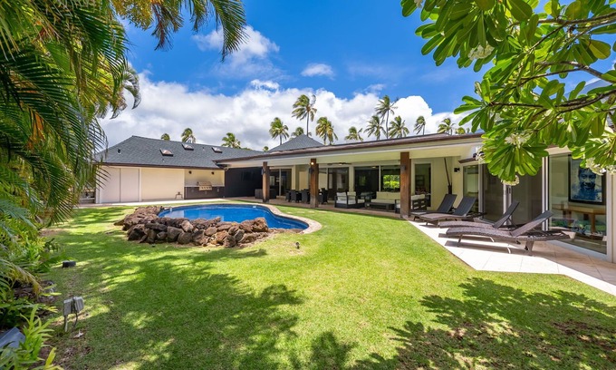 Kahala House | Kahala Lani: Balinese-inspired Home immersed in nature, Private Pool