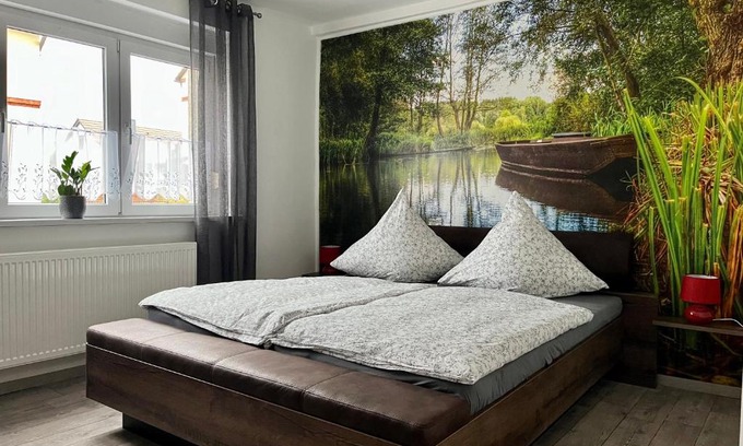 Steinkirchen Apartment | Kahnstübchen Mit NEUEM Innenhof Garten
