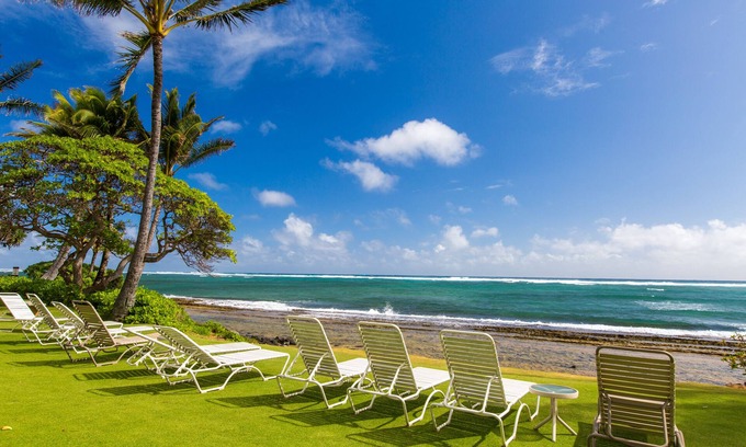Wailua Condo | Kapaa Shore Resort C227, Oceanfront, End-Unit, Shops, Restaurants, Bike Path