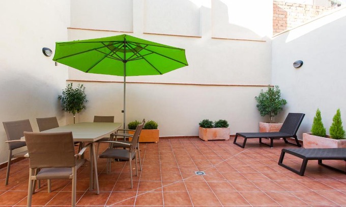El Guinardo Apartment | Key San Pau House Terrace - Barcelona