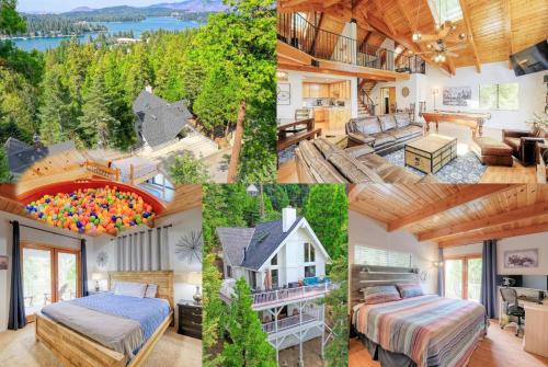 Lake Arrowhead House | Kid's Paradise! Ball Pit 2 Lofts Lakeview 5 bd, 3ba