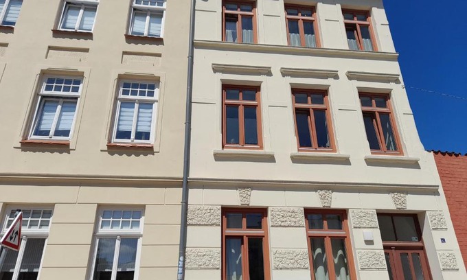 Wismar Apartment | Kleine Altstadt-Wohnung mit Terrasse