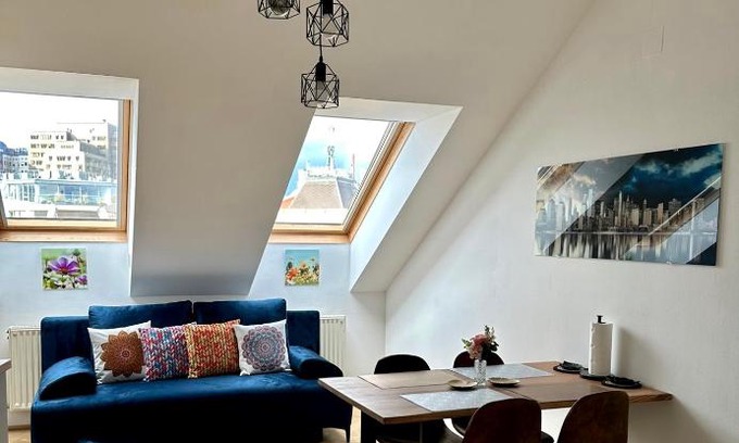 Weißgerber Apartment | Klimatisiertes Dachgeschoss City Apartment in Zentrum Wiens