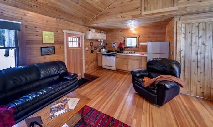 Milford Cottage | Knotty Pine Cottage on 575 Acre Forest Preserve