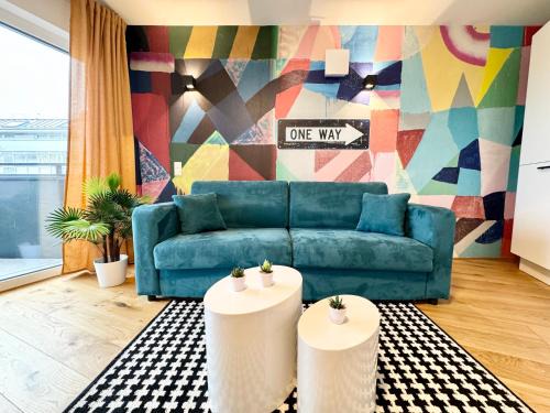 Liesing Apartment | Kreative Wohnung mit Balkon