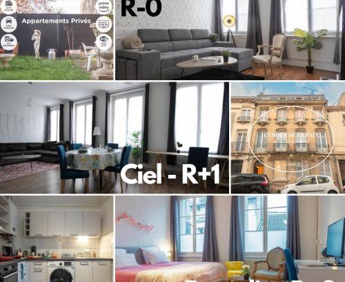 Verdun Apartment | L'Amour de la Paix - Centre-Ville - Jardin - Proche gare - TV65"PrimeVideo - Ambiance très chaleureuse - Parking gratuit sous-vidéo surveillance proche - Géré par Presta-Zen'Services