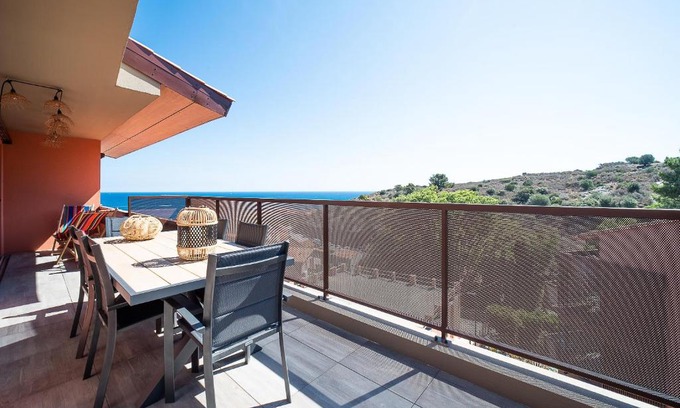 Collioure Apartment | L'Escale de Collioure - Climatisé, parking privé sécurisé, vue mer