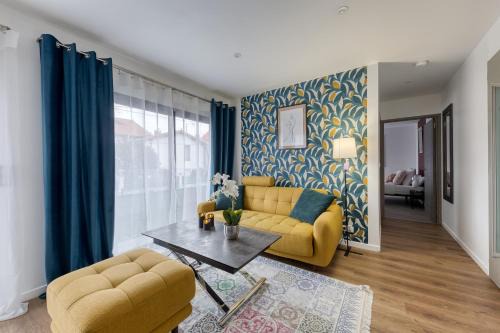 Aubervilliers Apartment | L'escale Parisienne - METRO 3 min, Proche JO, Direct au Louvre,Galeries Lafayette, Opéra,