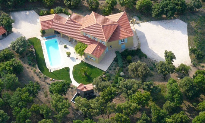 Le Boulou Villa | L'ESCAPADE charming villa in a quiet location large pool magnificent view