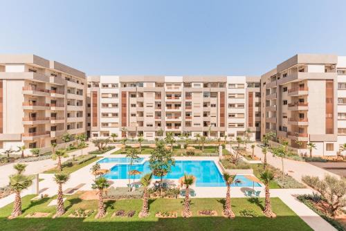 Nouaceur Apartment | L'Horizon - 1 BR - Pool & Terrace