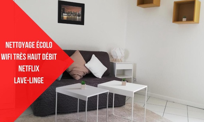 Longjumeau Apartment | L6 - Green and premium flat close Paris - WIFI & NETFLIX