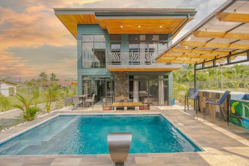 Penas Blancas House | La Azulada-5min La Fortuna, King beds, pool, BBQ