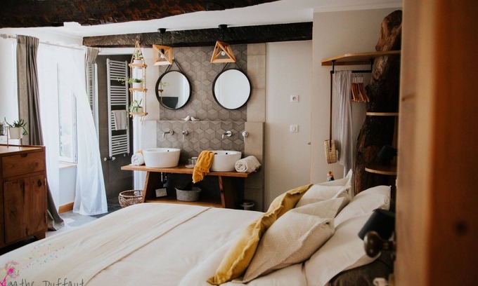 Saint-Jeannet House | La Lubiane Chambre Double ou Twin