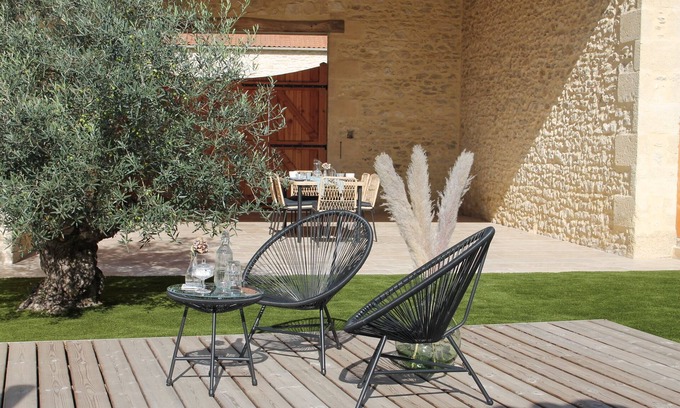 Saint-Yzans-de-Medoc Villa | La Maison Bois Carré Idéale Pour des Vacances en Famille ou Entre Amis !