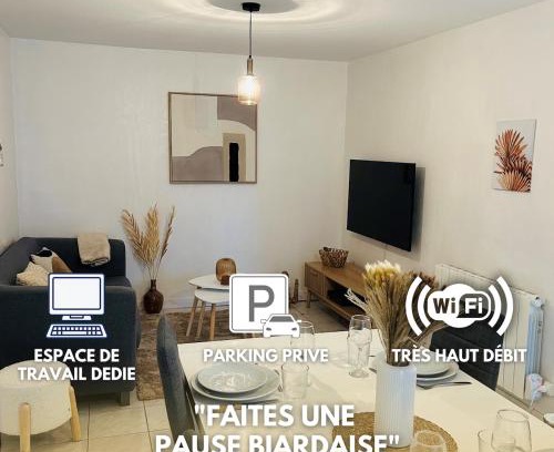 Biard Apartment | La pause Biardaise -Appartement 2 chambres à Biard
