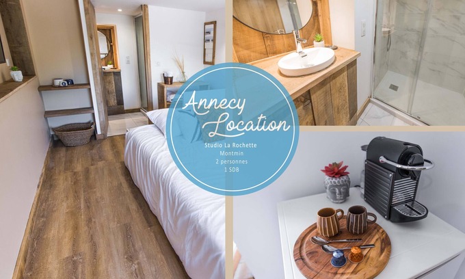 Alex Apartment | La Rochette - Cozy studio with sauna.