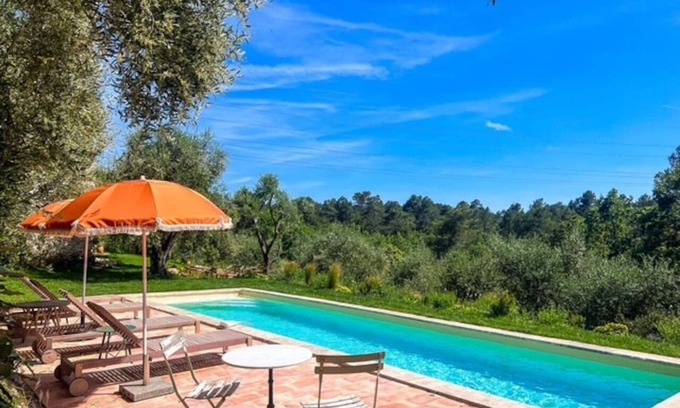 Saint-Cezaire-sur-Siagne House | La ruche d'or : Mazet with 3 bedrooms - swimming pool