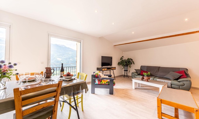La Plagne-Tarentaise Apartment | La Sérénité - Appt 116m² vue montagne