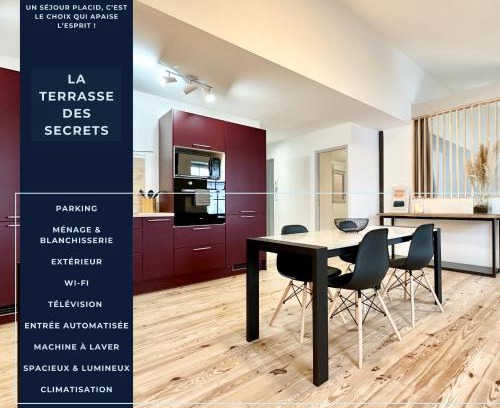 Mont-de-Marsan Apartment | La Terrasse des Secrets - Parking - Spacieux