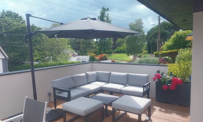 Ergue-Gaberic Villa | La villa du jet 2 kilometers from downtown Quimper