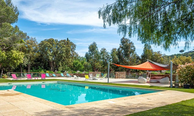 Sainte-Maxime Apartment | La villa Roméo, piscine et spa