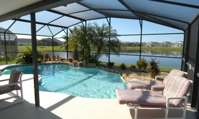 Eagle Pointe South House | Lagoon Style Pool with GAMES ROOM!