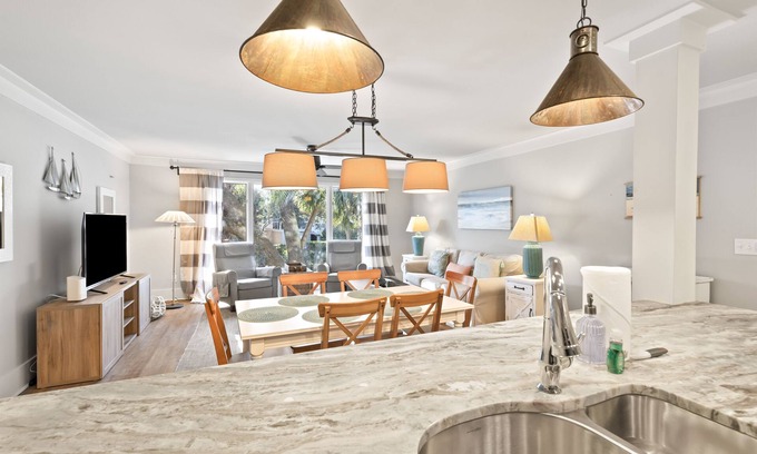 Isle of Palms Villa | Lagoon Villa 43 - Walk to Ocean! Prime Location!