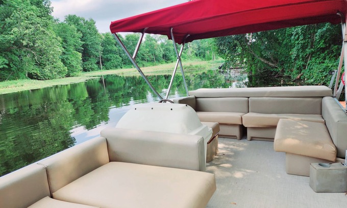 Ortonville House | Lake Access Paradise w/PONTOON, Canoes, BBQ, FIRE PIT, Huge Deck, Volleyball