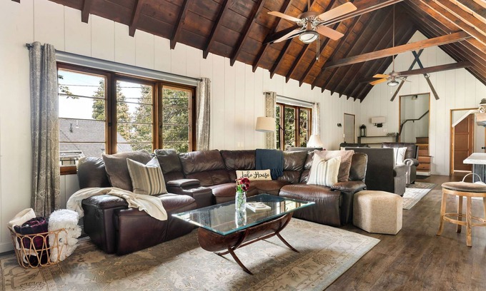 Lake Arrowhead Cabin | Lake Arrowhead-Immaculate home, spacious lot, can't get closer to the Village!