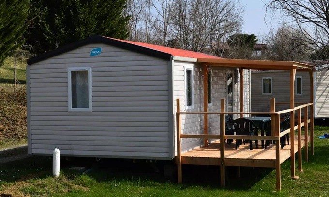 Marciac House | Lake Camping * - Mobil home Comfort + 32m2 (3 bedrooms) + covered terrace 4 people