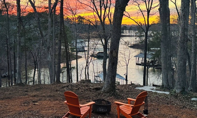 Anderson House | Lake Hartwell Waterfront w/Dock, Gameroom, Firepit, Pets, Clemson & Fenced Yard