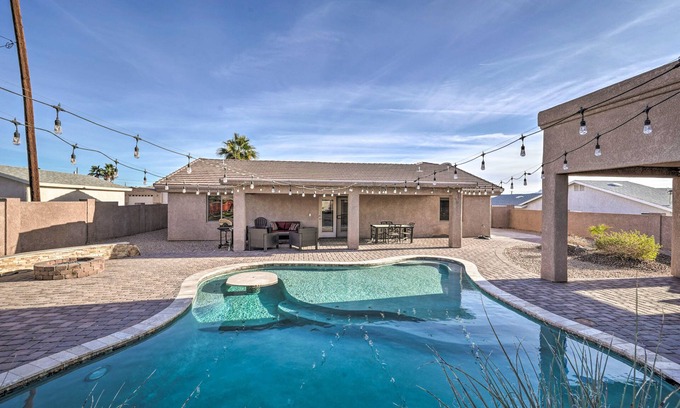 Lake Havasu City House | Lake Havasu Home w/Private Pool, Patio & Grill!