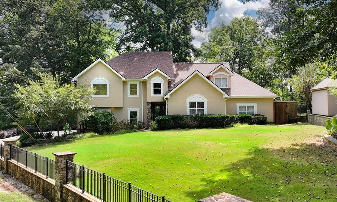 Buford House | Lake Lanier Waterfront Home with view of Lanier Islands Bridge