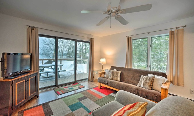 Bolton Landing Apartment | Lakefront Adirondacks Home: Fish, Hike, Ski!